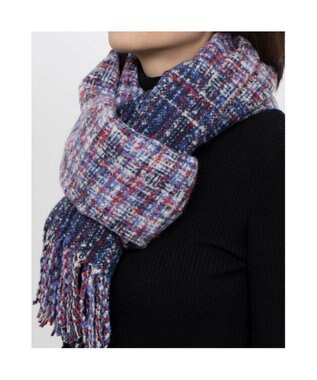 UNBILLION カシュネ cache nez / ツイードストール ネイビー