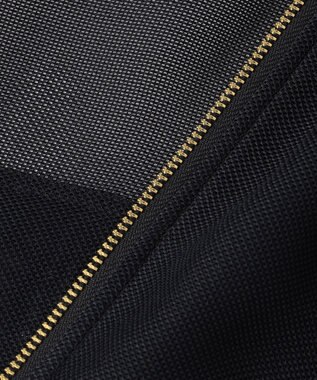 ANY L メッシュブルゾン ブラック