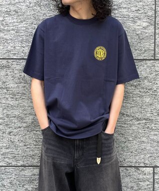 WEGO 【ユニセックス着用ITEM/MLサイズ展開】BENDAVISサークルロゴT（SS） ネイビー