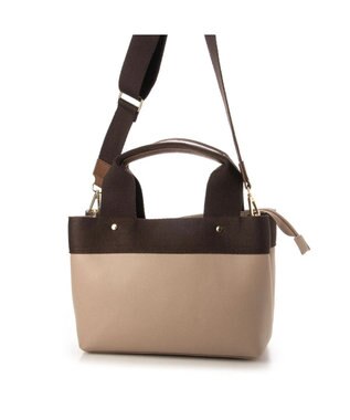 UNBILLION cachecache テープディテール2wayパーテーショントート オーク