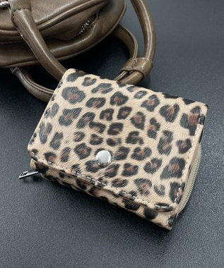 WEGO シンプルフラップミニウォレット 柄1