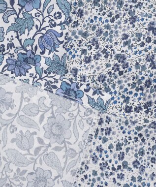 JOSEPH HOMME 【LIBERTY】クレイジーリバティ　半袖レギュラーシャツ サックスブルー系