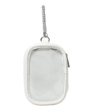 WEGO 【痛バ＆推し活グッズ】ダブルフェイスマルチぬいポーチ ホワイト