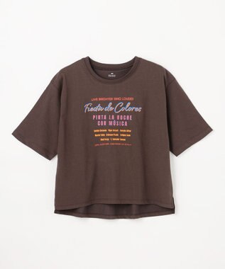 ANY ANYファンクションロゴTシャツ ブラウン