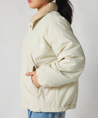 OP／FILA 【Kappa】中綿ブルゾン ユニセックス アイボリー