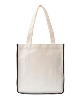 Maison de FLEUR パイピングスクエアトートバッグ Ivory