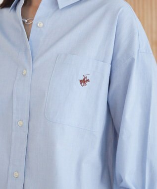 AMERICAN HOLIC BEVERLY HILLS POLO CLUB 別注ビッグシャツ Blue