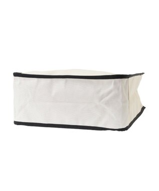 Maison de FLEUR パイピングスクエアトートバッグ Ivory