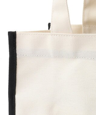 Maison de FLEUR パイピングスクエアトートバッグ Ivory