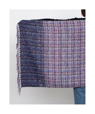 UNBILLION カシュネ cache nez / ツイードストール ネイビー