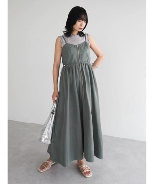 Green Parks ・Ｐｅｔｉｔ　Ｆｌｅｕｒ　メローｓｔリブタンクトップ Beige