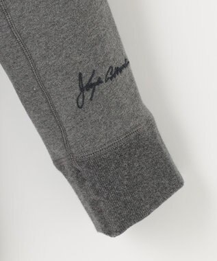 JOSEPH ABBOUD MOUNTAIN 【SPACE／UNISEX】OGパイルエンブロイダリー パーカー グレー系