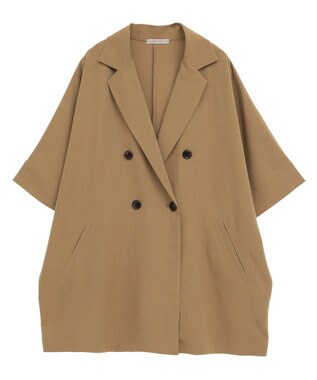 CRAFT STANDARD BOUTIQUE 半袖テーラードジャケット Beige