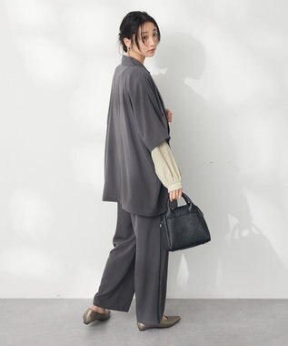 CRAFT STANDARD BOUTIQUE 半袖テーラードジャケット Gray