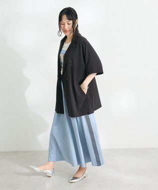 CRAFT STANDARD BOUTIQUE 半袖テーラードジャケット Black