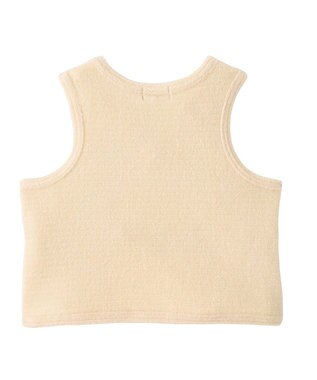 MIKI HOUSE HOT BISCUITS 【50-70cm】 パイル素材 ベビーベスト(胴着) ベージュ