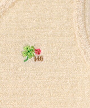 MIKI HOUSE HOT BISCUITS 【50-70cm】 パイル素材 ベビーベスト(胴着) ベージュ