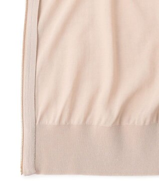23区 【洗える】シアーコットンナイロン ニットパーカー ベージュ系