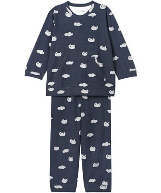 tsumori chisato SLEEP ツモリチサト パジャマ 綿100%(本体) ジャカード 8分袖 長袖 9分丈 レディース UDX218/ワコール