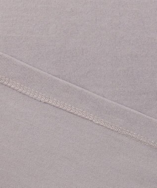Feroux 【UVケア】パールネック Tシャツ ライトグレー系