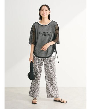 Green Parks イージー柄パンツⅡ Charcoal Gray