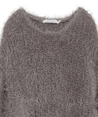 AMERICAN HOLIC シャギーニットプルオーバー Gray Beige