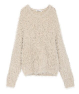 AMERICAN HOLIC シャギーニットプルオーバー Ivory