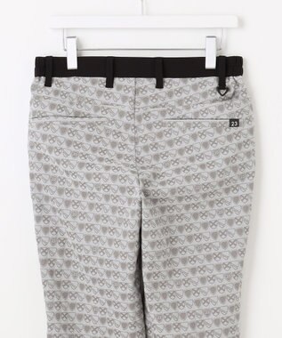 23区GOLF 【MEN】エンブレムジャガードパンツ ライトグレー系5