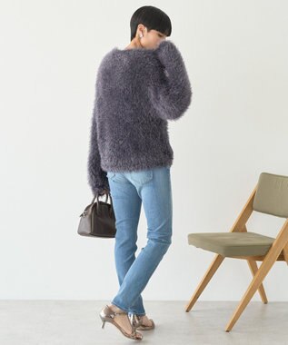 AMERICAN HOLIC シャギーニットプルオーバー Charcoal Gray