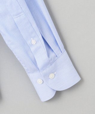 GOTAIRIKU 春夏向け【形態安定】SUMMERPREMIUMPLEATS_ボタンダウンカラー 長袖ドレスシャツ(25年春夏モデル) サックスブルー系