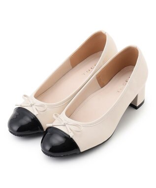 TOCCA 【晴雨兼用】TINY RIBBON RAIN PUMPS レインパンプス アイボリー系