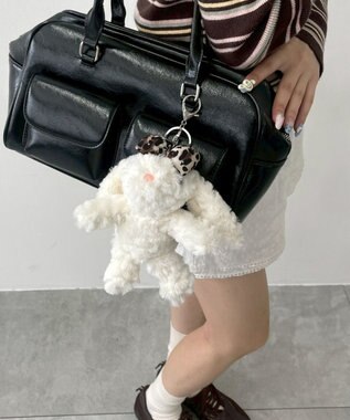 WEGO お姫様うさちゃんぬいぐるみキーホルダー 柄1