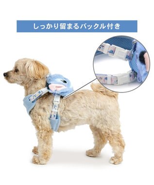 PET PARADISE ディズニー スティッチ リュックハーネス ３Ｓ 小型犬 ライトブルー