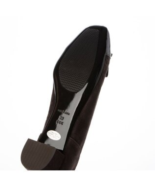 Riz raffinee <Riz raffinee>【3E】ローヒールスクエアパンプス ダークブラウン