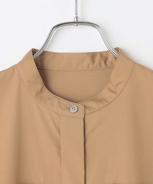 #Newans 【洗える】ラウンドフリルワンピース キャメル