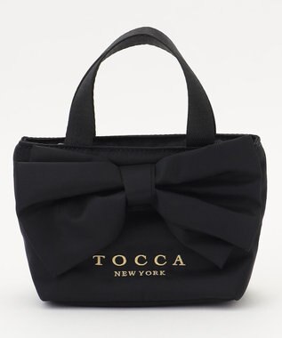 TOCCA 【撥水】WISH RIBBON POUCHBAG ポーチ ブラック系