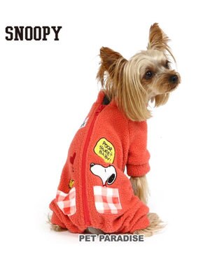  スヌーピー 背中開きロンパース 小型犬