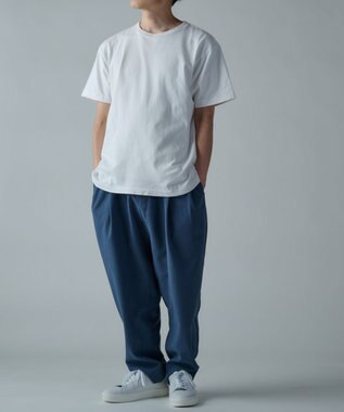 muuc スラックス グレイッシュブルー