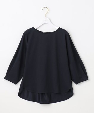 ANY SIS 【接触冷感・UVカット】サカリバドルマンスリーブ プルオーバー ネイビー