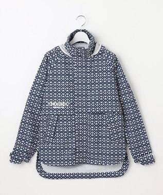 23区GOLF 【WOMEN】モノグラム ポケッタブルレインブルゾン