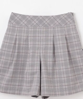 組曲 KIDS 【150-170㎝】 グレンチェックキュロット グレー
