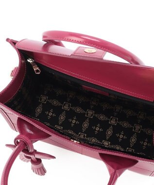 ANNA SUI ポワロ 2wayトートバッグ ワイン