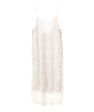 AMERICAN HOLIC レースキャミロングワンピース Ivory