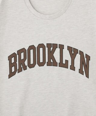 AMERICAN HOLIC BROOKLYN ロゴTシャツ Light Gray Mixture