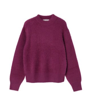 Green Parks フェザーモックネックニットプルオーバー Pink