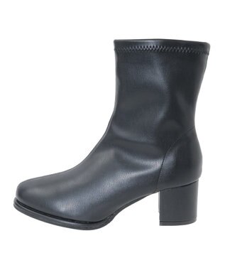 Green Parks ・ｍｉｎｉａ　ラウンドストレッチショートブーツ Black