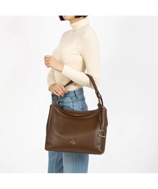 LANVIN en Bleu カリテ ワンショルダーバッグ ブラウン