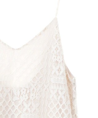 AMERICAN HOLIC レースキャミロングワンピース Ivory