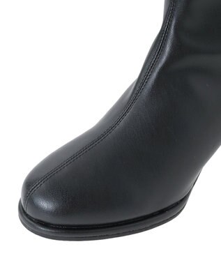 Green Parks ・ｍｉｎｉａ　ラウンドストレッチショートブーツ Black