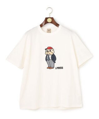 J.PRESS MEN 【KING SIZE / BULLDOG BOY】プリント Tシャツ